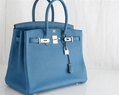 old hermes blue bags|blue birkin bag cost.